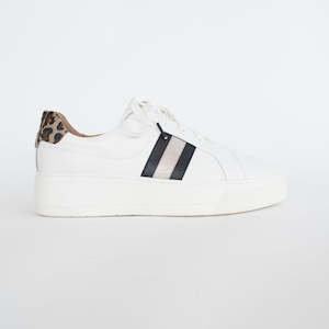 Frankie4: Riley White Leopard Print