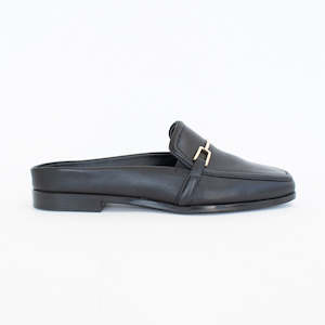 Hush Puppies: Zilch Black Mule Shoes