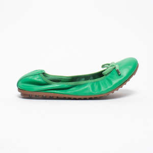 Ballet Flat: Beyond Bright Emerald