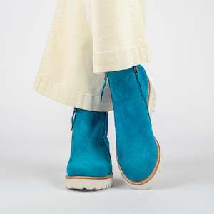 Suede Shoes: Plaza Turquoise Suede