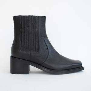 Ankle Boots Mid: Blanc Black