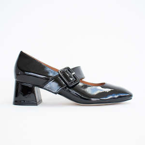 Shoes Mid: Pagoda Black Patent