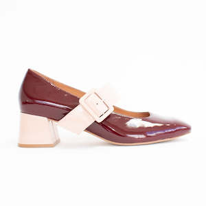 Shoes Mid: Pagoda Wine Nude