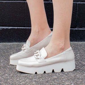 Shoes Heel: Shamin Bone Croc