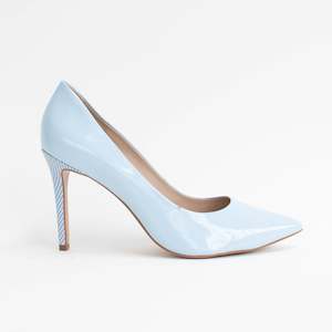 Shoes Heel: Chloe Light Blue Patent