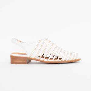 Shoes Flat: Alien White Gold
