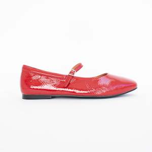 Shoes Flat: Passy Red Patent