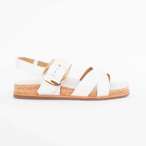 Sandals Flat: Jester White