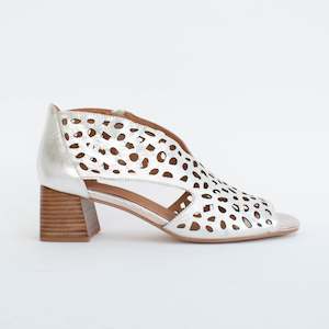Sandals High: Amon Silver
