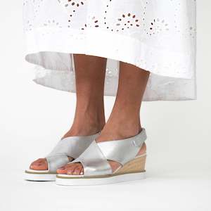 Sandals High: Mila Silver