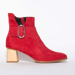 Boho Red Suede