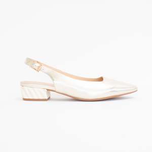 Shoes Mid: Stacy Metallic Gold