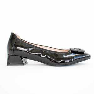 Shoes Flat: Dame Black Patent