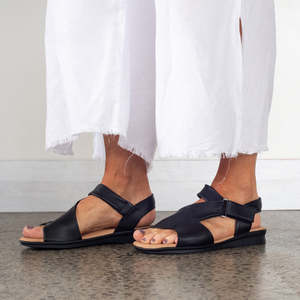 Sandals Flat: Nizki Black