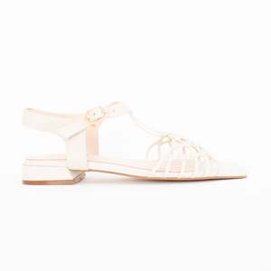 Sandals Flat: Sarine Bone
