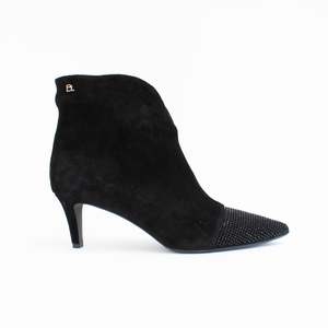 Ankle Boots Mid: Zelia 2 Black Suede