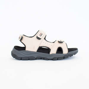 Sandals Flat: Trekker Latte Nubuck