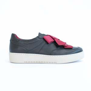 Sneakers: Yoko Black Winter Red