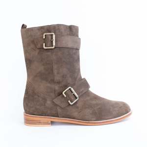 Ankle Boots Flat: Myas Hot Choc Suede
