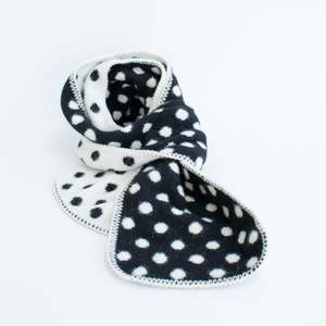 Dots Scarf Black and White