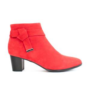 Ankle Boots Heel: Concorde Red Suede