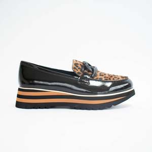 Orthotic Friendly: Eaila Black Tan Leopard