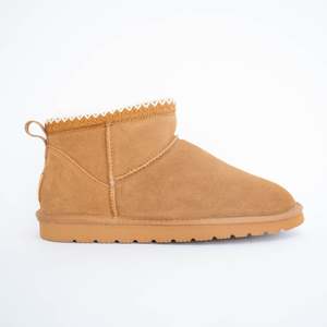 Fuzzy Chestnut Suede