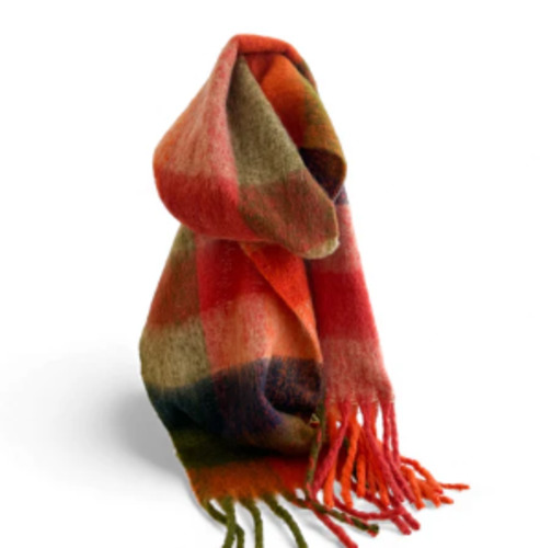 Multi Check Scarf Autumn