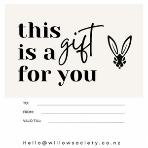 Products: Gift Voucher Willow Society