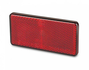 Hella Retro Reflector - 94 x 44mm - Red - Adhesive mount Wilmech