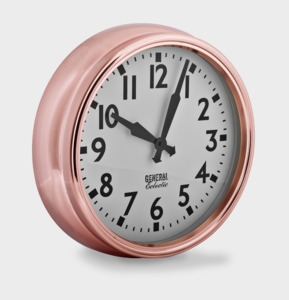 Retro Copper School Clock - Sold Out Sadly Wilson & Co - Wilson & Co