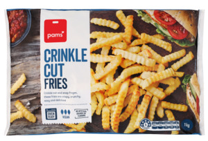 Products: Pams Crinkle Cut Fries 1 Kg – Maanvi Mart