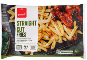 Products: Pams Straight Cut Fries 1 Kg – Maanvi Mart
