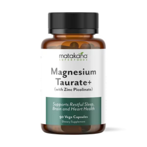 Nutrition: Matakana Superfoods Magnesium Taurate + Zinc Picolinate 30 caps