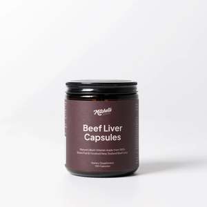 Mitchells Nutrition Beef Liver Capsules 150 caps