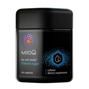 Mitoq: MitoQ +blood sugar 60 caps