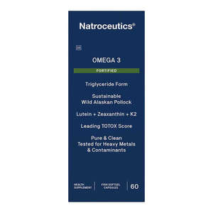 Natroceutics: Natroceutics Omega 3 Fortified 60 caps
