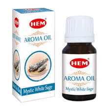 Essential Oils, Incense, Candles, Diffuser's: Mystic White Sage Aroma Oil 10ml
