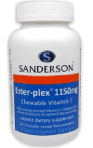 Top Immune Boosters: Sanderson Ester-plex C Chewable Orange 1150mg