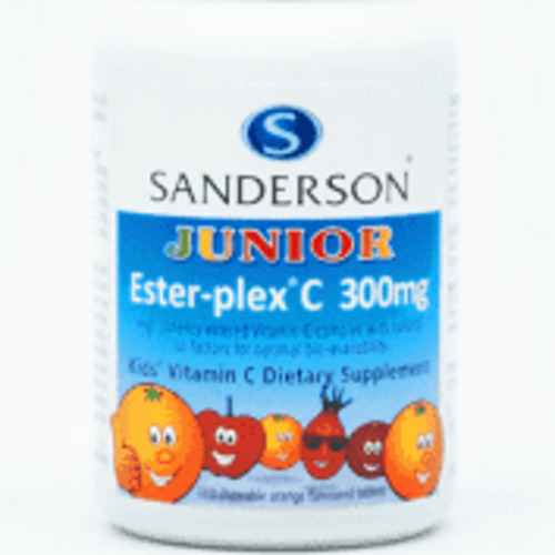 Top Immune Boosters: Sanderson Junior Ester-Plex C 300mg Chewable