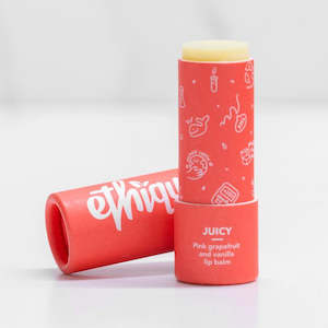 Ethique 1: Juicy lip balm™ Lip balm, pink grapefruit & vanilla (9g)