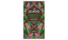 Pukka Peppermint and Licorice Tea