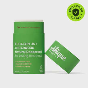 Ethique 1: EUCALYPTUS + CEDARWOOD Natural Deodorant for lasting freshness