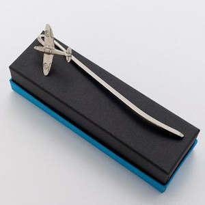 Books: Spitfire pewter bookmark