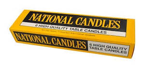 Essential Oils And Goodness: National Candles White Table 6 pack