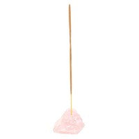 Incense Burners: Natural Rose Quartz Incense Holder