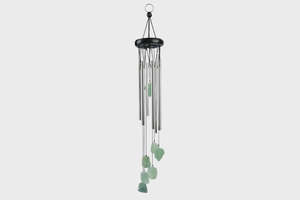 Windchimes: Wind Chime-Rough Green Fluorite