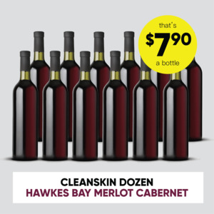 Merlot: Cleanskin Hawke's Bay Merlot Cabernet NV