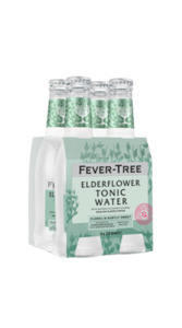 Fever Tree Elderflower Tonic Water 6 X4 Pk (24 X200 Ml)