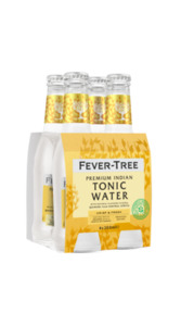 Soft Drinks: Fever Tree Indian Tonic Water 6 X4 Pk (24 X200 Ml)